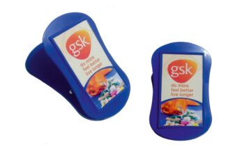 043. Custom Printed Plastic Paper Clip/Gsk | Corporate Gifting And Branding