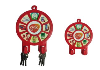 057. Custom Printed Plastic Key Holder/Gsk | Corporate Gifting And Branding