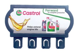 060. Custom Printed Plastic Key Holder/Castrol | Corporate Gifting And Branding