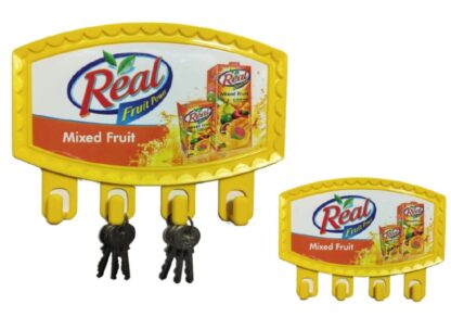 063. Custom Printed Plastic Key Holder/Real | Corporate Gifting And Branding