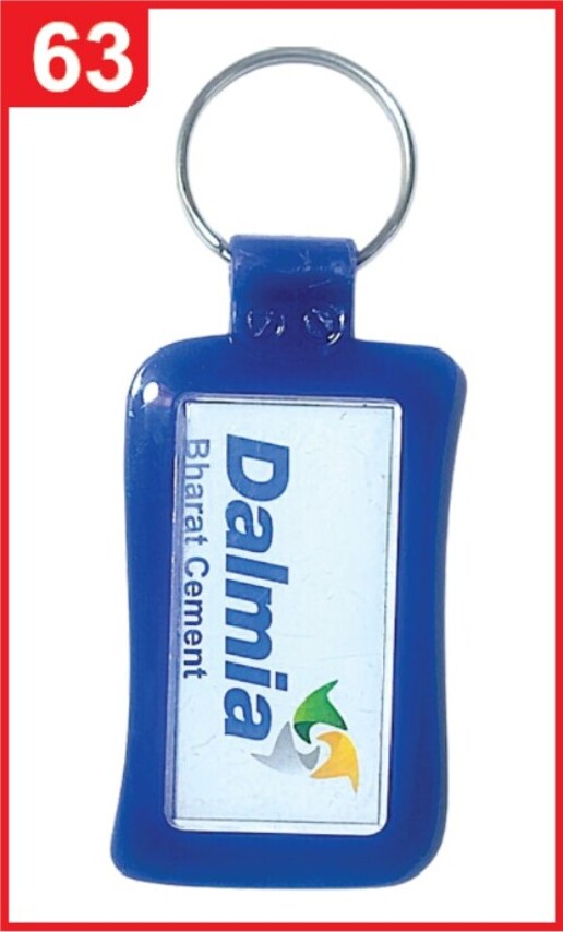 063. Custom Printed Abs Mold Keychain/Dalmia | Corporate Gifting & Branding