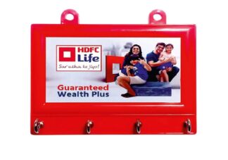 065. Custom Printed Plastic Key Holder/Hdfcbank | Corporate Gifting And Branding