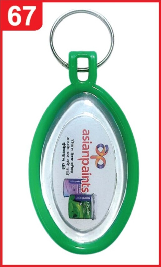 067. Custom Printed Abs Mold Keychain/Asianpaints | Corporate Gifting & Branding