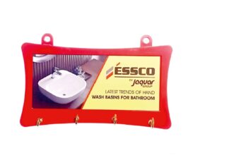 068. Custom Printed Plastic Key Holder/Essco | Corporate Gifting And Branding