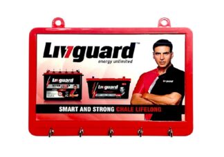 070. Custom Printed Plastic Key Holder/Livguard | Corporate Gifting And Branding