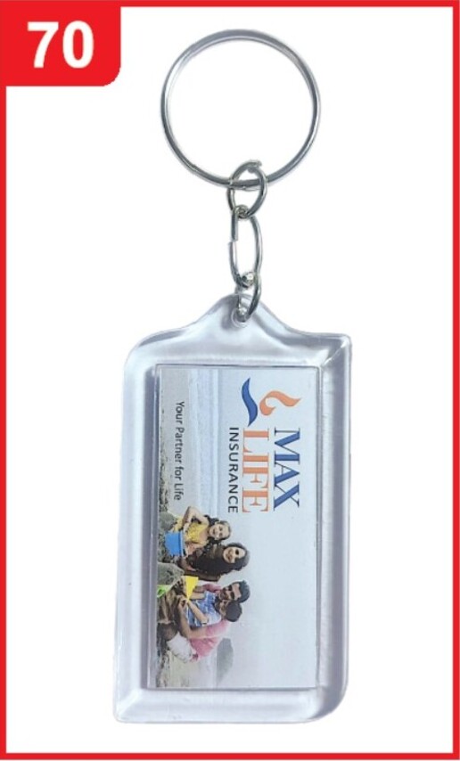 070. Custom Printed Crystal Digital Keychain/Maxlife | Corporate Gifting & Branding