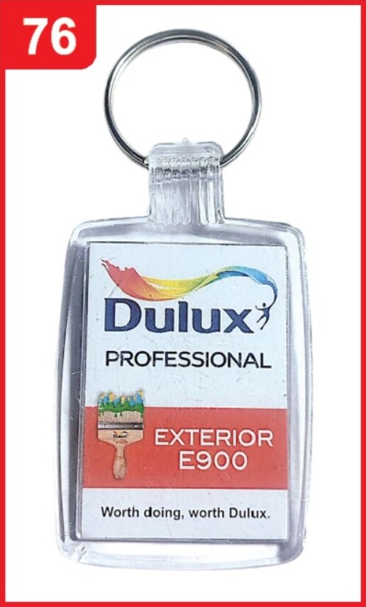 076. Custom Printed Crystal Digital Keychain/Dulux | Corporate Gifting & Branding