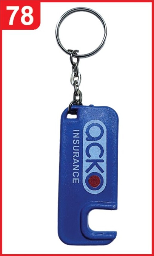 078. Custom Printed Abs Mobile Stand Keychain/Acko | Corporate Gifting & Branding