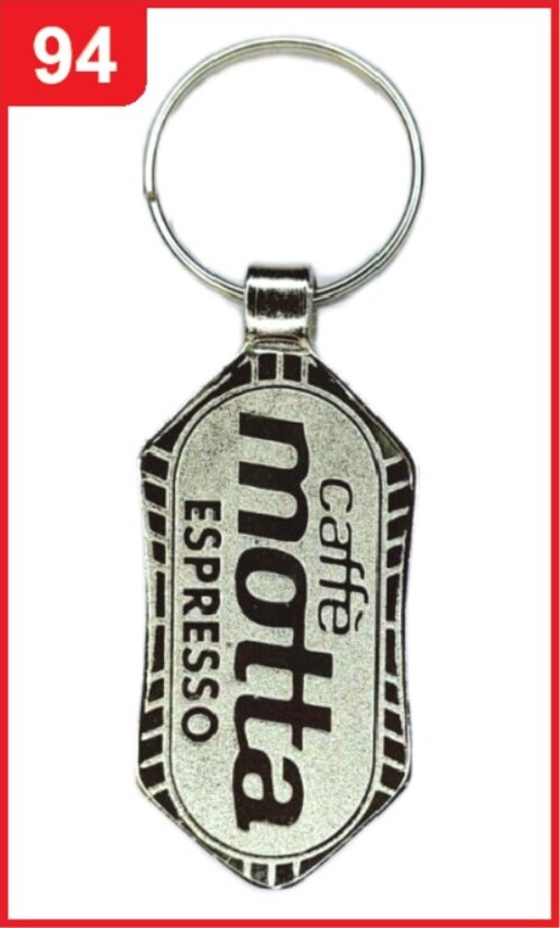 094. Custom Printed Nickel Spark Keychain/Motta | Corporate Gifting & Branding