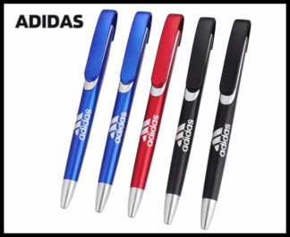 003. Plastic Ball Pen Customised Printing /Adidas Id-101/Bl,Rd,Bk/Silver 7 | Corporate Gifting & Branding