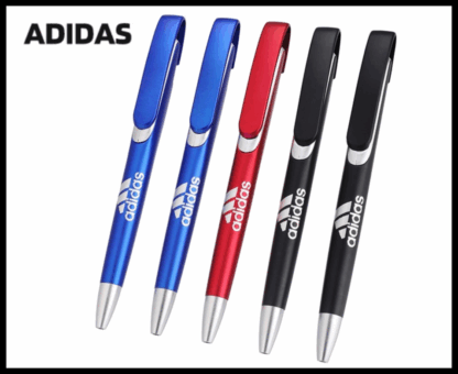003. Plastic Ball Pen Customised Printing /Adidas Id-101/Bl,Rd,Bk/Silver 7 | Corporate Gifting & Branding