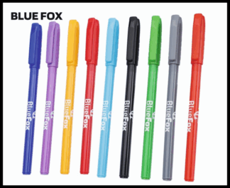 010. Plastic Ball Pen Customised Printing /Blue Fox Kick Full Colour | Corporate Gifting & Branding