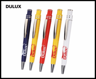 018. Plastic Ball Pen Customised Printing /Dulex Bonus White | Corporate Gifting & Branding