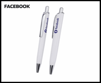002. Plastic Ball Pen Customised Printing /Facebook Solo Wh | Corporate Gifting & Branding