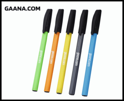 023. Plastic Ball Pen Customised Printing /Gaana.Com Max /Bk | Corporate Gifting & Branding