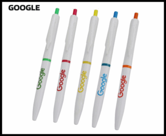 025. Plastic Ball Pen Customised Printing /Google Vito Wh /Color 4 | Corporate Gifting & Branding