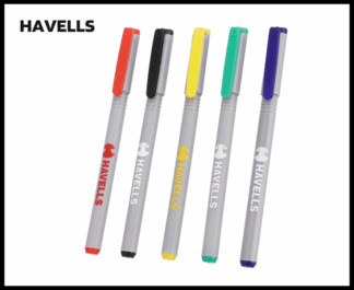 028. Plastic Ball Pen Customised Printing /Havells Spring Gray/Color | Corporate Gifting & Branding