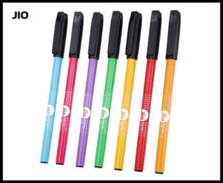 033. Plastic Ball Pen Customised Printing /Jio Kick Col Body Bk Parts | Corporate Gifting & Branding