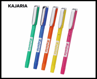 035. Plastic Ball Pen Customised Printing /Kajaria Mac Silver | Corporate Gifting & Branding