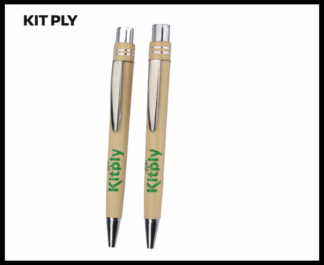 041. Plastic Ball Pen Customised Printing /Kit Ply Bonus Wood | Corporate Gifting & Branding