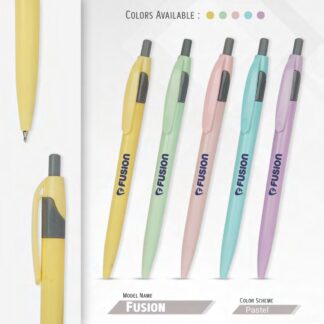 102. Plastic Ball Pen Customised Printing /Fusion Colour/Pastel | Corporate Gifting & Branding