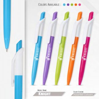 108. Plastic Ball Pen Customised Printing /Knight Colour | Corporate Gifting & Branding