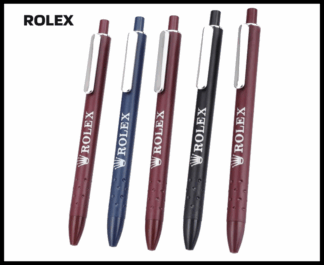 064. Plastic Ball Pen Customised Printing /Rolex Scoop Silver | Corporate Gifting & Branding