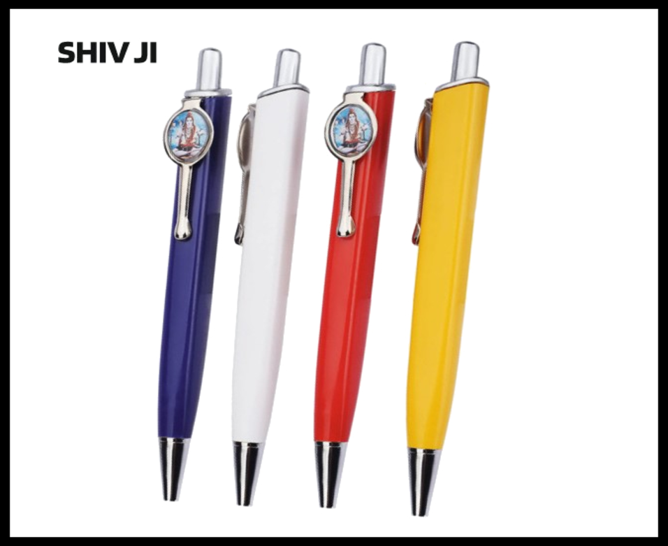 085. Plastic Ball Pen Customised Printing /Shivji 4 Square Photo | Corporate Gifting & Branding