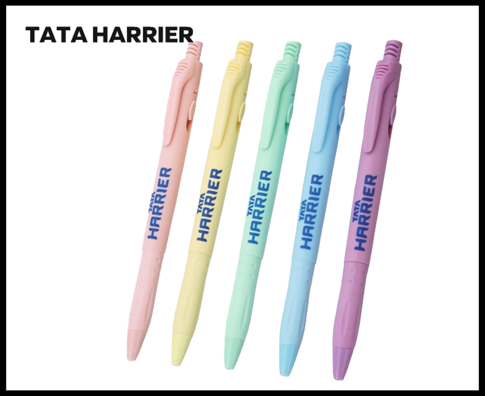 073. Plastic Ball Pen Customised Printing /Tata Harrier Honda Grip Side Click | Corporate Gifting & Branding