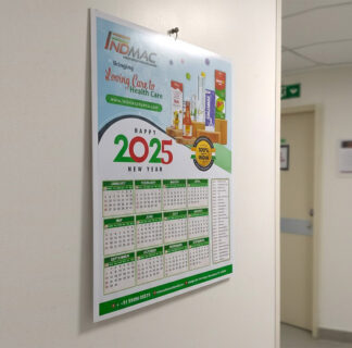 CUSTOM MULTICOLOR 2026 CALENDER PRINTING | SINGLE PAGE | 17X22 INCH | GLOSSY PAPER | BEST FOR PROMOTION AND MARKETING