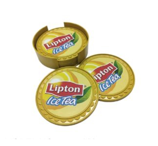 163. Custom Printed Plastic Tea Coaster/Lipton | Corporate Gifting And Branding