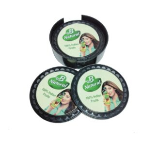 162. Custom Printed Plastic Tea Coaster/Bnatural | Corporate Gifting And Branding