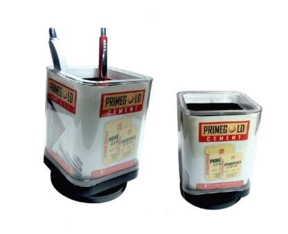 145. Custom Printed Plastic Pen Stand/Primegold | Corporate Gifting And Branding