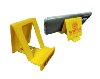 107. Custom Printed Plastic Mobile Stand/Wipro | Corporate Gifting And Branding