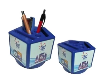 156. Custom Printed Plastic Pen Stand/Surfexcel | Corporate Gifting And Branding