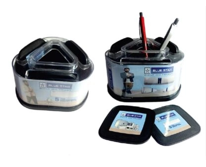 157. Custom Printed Plastic Pen Stand/Bluestar | Corporate Gifting And Branding