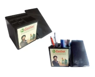 158. Custom Printed Plastic Pen Stand/Costrol | Corporate Gifting And Branding