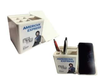 159. Custom Printed Plastic Pen Stand/American | Corporate Gifting And Branding