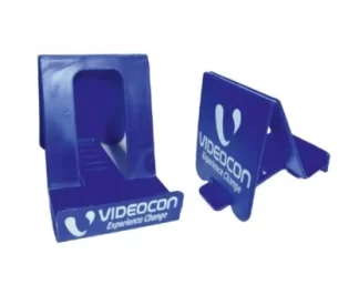 110. Custom Printed Plastic Mobile Stand/Videocon | Corporate Gifting And Branding