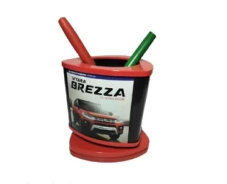 143. Custom Printed Plastic Pen Stand/Brezza | Corporate Gifting And Branding