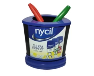 144. Custom Printed Plastic Pen Stand/Nycil | Corporate Gifting And Branding