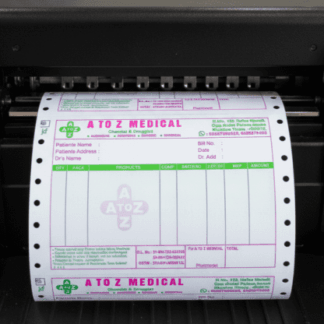 Custom Printed Dot Matrix Bill With Carbon Copy | Ideal for Invoice Printing